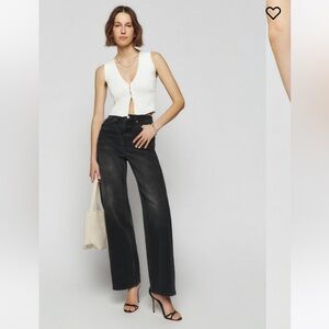 Reformation Alanis Mid Rise Barrel Leg Jeans